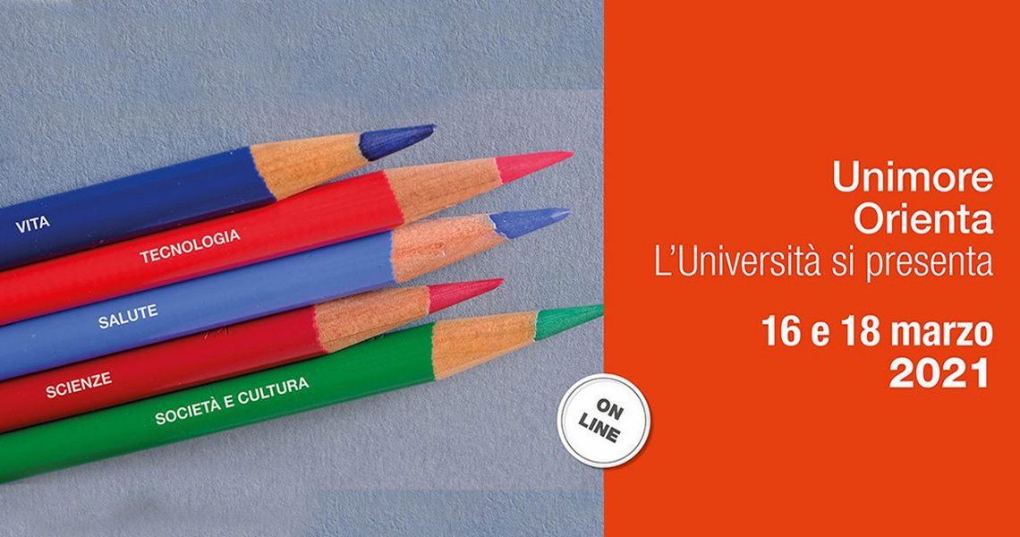 Unimore Orienta | L’Università di Modena si presenta Unimore Orienta | L’Università di Modena si presenta