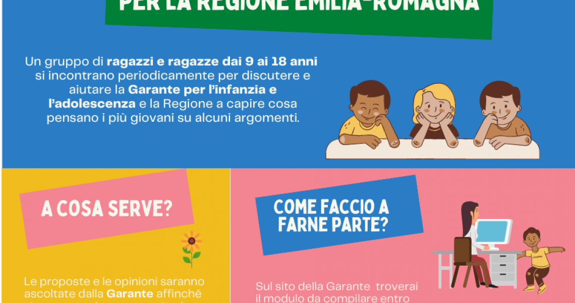 Nasce l’Assemblea dei ragazzi e delle ragazze per la Regione Emilia-Romagna Nasce l’Assemblea dei ragazzi e delle ragazze per la Regione Emilia-Romagna