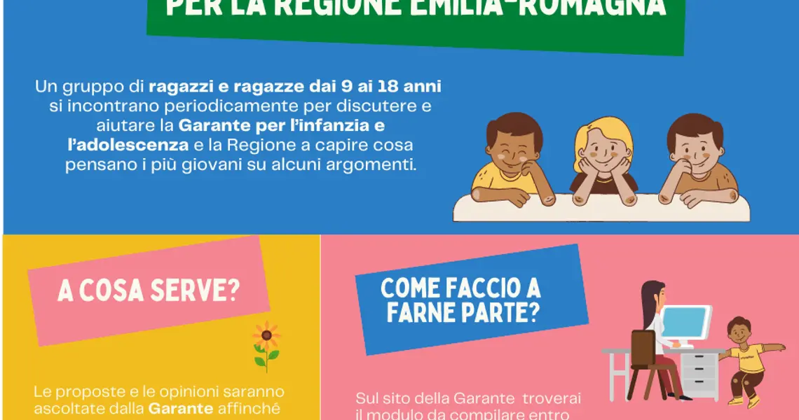 Nasce l’Assemblea dei ragazzi e delle ragazze per la Regione Emilia-Romagna Nasce l’Assemblea dei ragazzi e delle ragazze per la Regione Emilia-Romagna