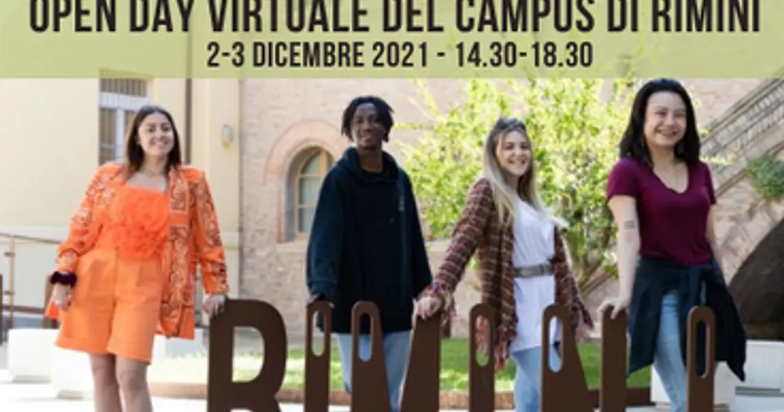 Open day virtuale del Campus di Rimini - 2 e 3 dicembre 2021