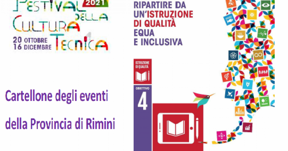 FESTIVAL DELLA CULTURA TECNICA: programma di Rimini FESTIVAL DELLA CULTURA TECNICA: programma di Rimini