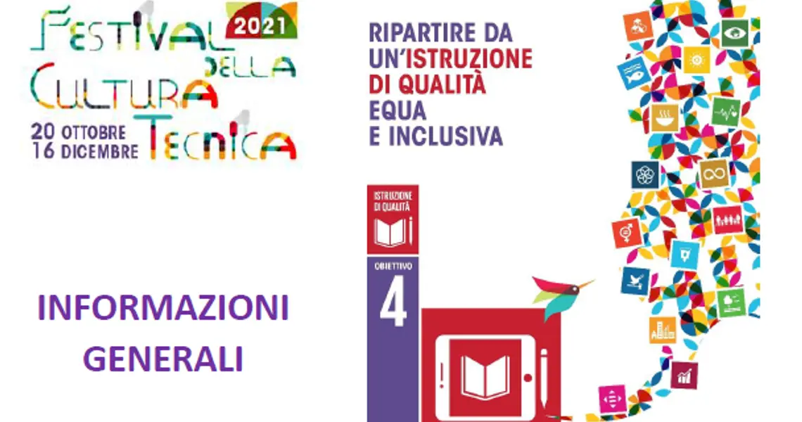 FESTIVAL DELLA CULTURA TECNICA #1 Informazioni generali