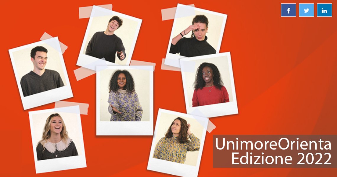 Unimore Orienta | 22 febbraio 2022 Unimore Orienta | 22 febbraio 2022