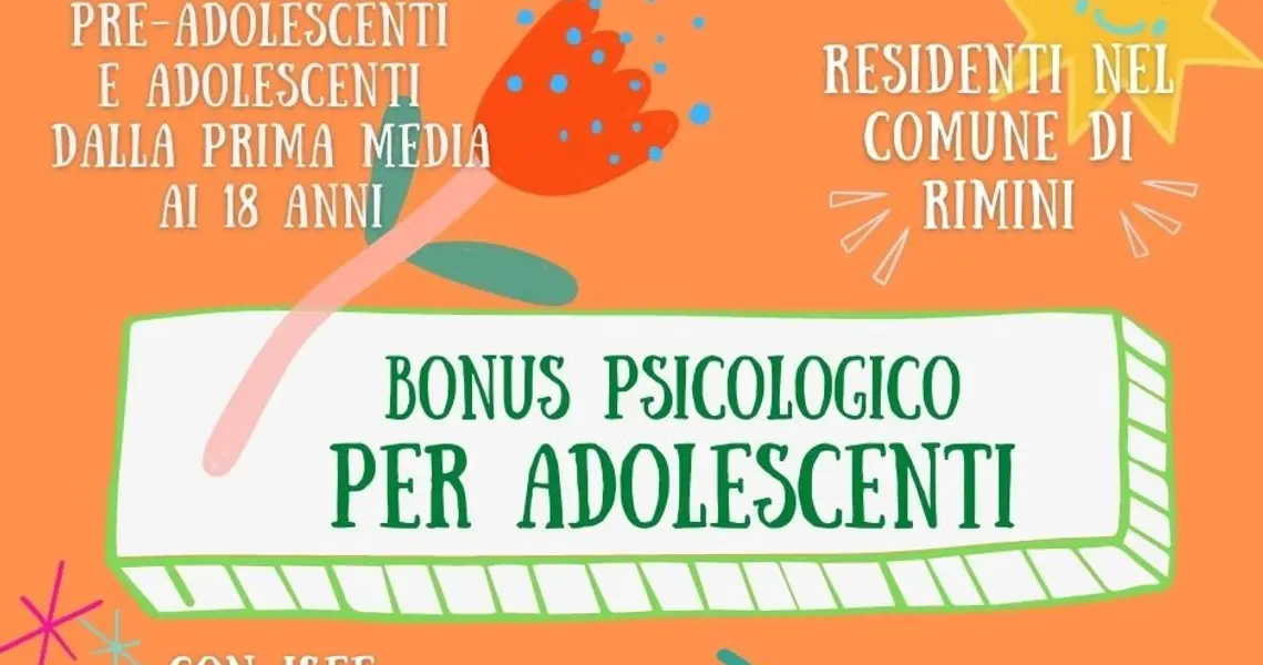 Bonus psicologico per adolescenti