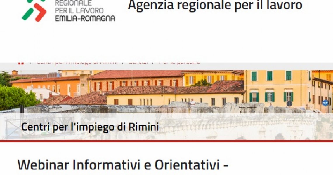 Per i giovani | Webinar Informativi e Orientativi Per i giovani | Webinar Informativi e Orientativi