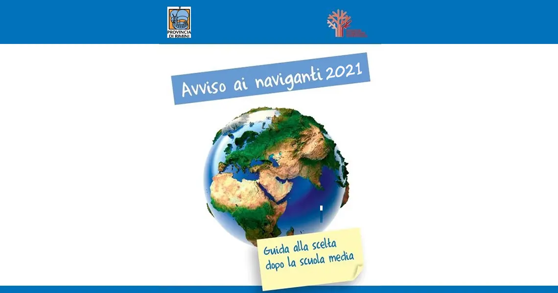Avviso ai naviganti - Guida alla scelta dopo la scuola media 2021 Avviso ai naviganti - Guida alla scelta dopo la scuola media 2021