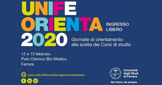 UnifeORIENTA - Giornate dell'Orientamento 2020 UnifeORIENTA - Giornate dell'Orientamento 2020